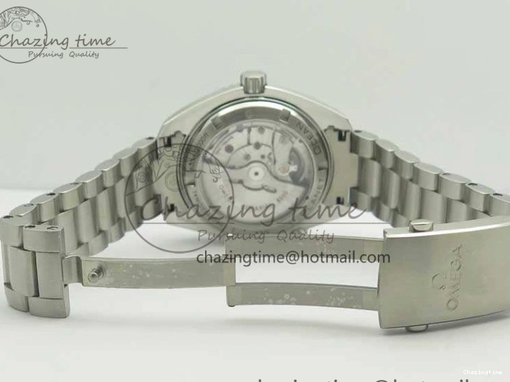 0321 Sleek Planet Ocean Professional Ceramic Bezel 42mm 1:1 MK Best Edition Silver Markers On SS Bracelet A 8085